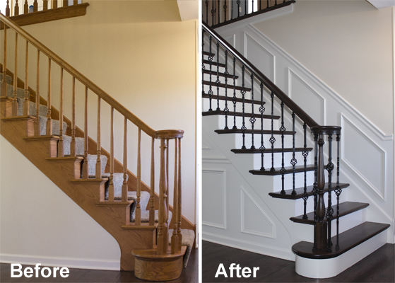 How To Upgrade Home Stairs Accents Best Way To Update Your Staircase 