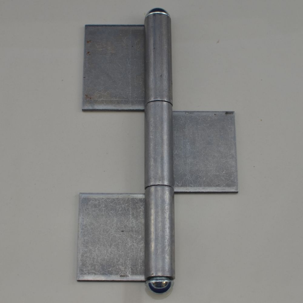 K3s-220 Weld On 3 Piece Steel Flag Hinge 8-5 8 U0026quot