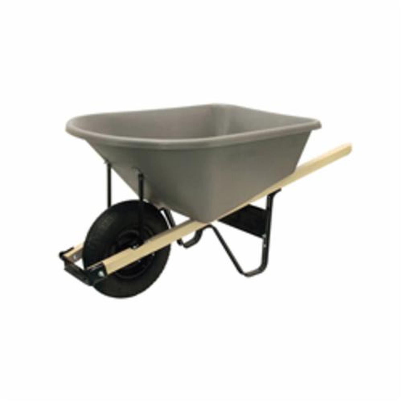 true temper 4 cu ft poly wheelbarrow
