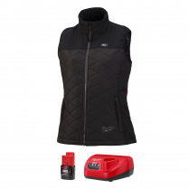 MILWAUKEE KIT VEST HTD M BK RIPSTOP POLYEST WOMEN