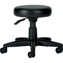 Offices to Go® File Buddy™ Swivel Stool 5" Lift Black