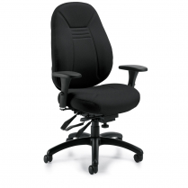 ObusForme Comfort Mid-Back Multi-Tilter Chair Ebony
