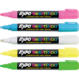 Expo® Bright Sticks™ Fluorescent Markers 5/pkg