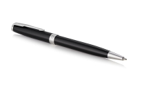 Parker Sonnet Slim Ballpoint Pen Black Lacquer & Chrome Trim Medium
