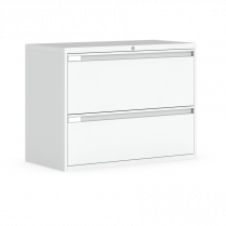 2 DRAWER LATERAL FILE GLOBAL FILEWORKS 9300 PLUS WHITE