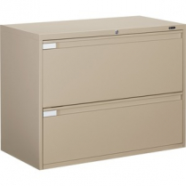 2 DRAWER LATERAL FILE GLOBAL FILEWORKS 9300 PLUS PUTTY