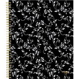 Mead® Scroll Weekly/Monthly Planner 11" x 9" Bilingual Black/White