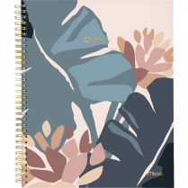 Mead® Rio Floral Collection Weekly/Monthly Planner 11" x 9" Bilingual