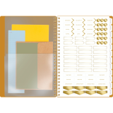 Cambridge® WorkStyle™ Focus Weekly/Monthly Planner 8-1/2" x 6" Bilingual Sunbaked Clay