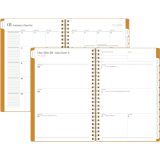 Cambridge® WorkStyle™ Focus Weekly/Monthly Planner 8-1/2" x 6" Bilingual Sunbaked Clay