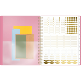 Cambridge® WorkStyle™ Balance Weekly/Monthly Planner 11" x 9" Bilingual Cosmetic Pink
