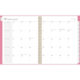 Cambridge® WorkStyle™ Balance Weekly/Monthly Planner 11" x 9" Bilingual Cosmetic Pink