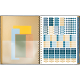Cambridge® Stargazer Weekly/Monthly Planner 11" x 9" Bilingual Blue