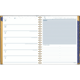 Cambridge® Stargazer Weekly/Monthly Planner 11" x 9" Bilingual Blue