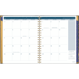 Cambridge® Stargazer Weekly/Monthly Planner 11" x 9" Bilingual Blue