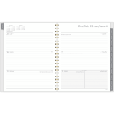 Mead® Galaxy Ink Weekly/Monthly Planner 11" x 9" Bilingual Blue