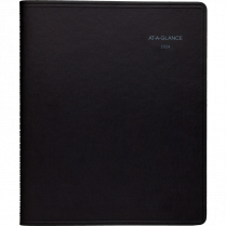 AT-A-GLANCE® QuickNotes® Weekly/Monthly Diary 9-7/8" x 8" Bilingual Black