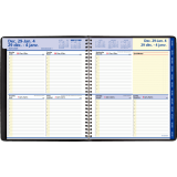 AT-A-GLANCE® QuickNotes® Weekly/Monthly Diary 9-7/8" x 8" Bilingual Black