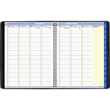 AT-A-GLANCE® QuickNotes® Weekly/Monthly Appointment Book 10-7/8" x 8-1/4" Bilingual Black