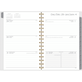 Mead® Real Weekly/Monthly Planner 8-1/2" x 6" Bilingual Teal