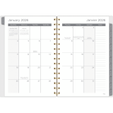 Mead® Real Weekly/Monthly Planner 8-1/2" x 6" Bilingual Teal