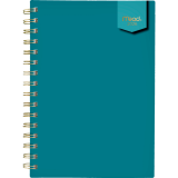 Mead® Real Weekly/Monthly Planner 8-1/2" x 6" Bilingual Teal