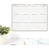 AT-A-GLANCE® WallMates™ Self-Adhesive Dry Erase Yearly Calendar 18" x 24" Trilingual