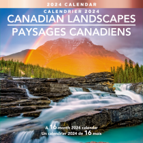 AT-A-GLANCE® DayDream® Canadian Landscape Wall Calendar 12" x 12" Bilingual