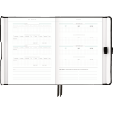 AT-A-GLANCE® Foundation Undated Weekly/Monthly Planner 8-1/2" x 6-3/4" Black