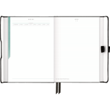 AT-A-GLANCE® Foundation Undated Weekly/Monthly Planner 8-1/2" x 6-3/4" Black