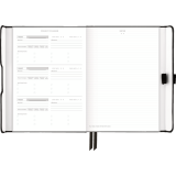 AT-A-GLANCE® Foundation Undated Weekly/Monthly Planner 8-1/2" x 6-3/4" Black