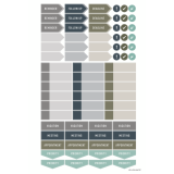AT-A-GLANCE® Foundation Undated Weekly/Monthly Planner 8-1/2" x 6-3/4" Black