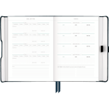 AT-A-GLANCE® Foundation Undated Weekly/Monthly Planner 8-1/2" x 6-3/4" Blue