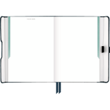 AT-A-GLANCE® Foundation Undated Weekly/Monthly Planner 8-1/2" x 6-3/4" Blue