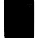 AT-A-GLANCE® Daily Group Planner Wire Bound 11" x 7-7/8" English Black
