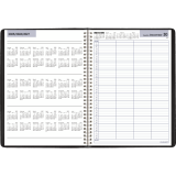 AT-A-GLANCE® Daily Group Planner Wire Bound 11" x 7-7/8" English Black