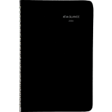 AT-A-GLANCE® Weekly Desk Diary 8-3/16” x 5-1/2” Bilingual Black