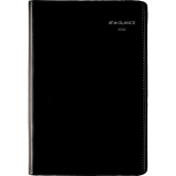 AT-A-GLANCE® Weekly Desk Diary 6" x 3-3/4" Bilingual Black