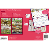 MotherWord® Mom's Ultimate Family Fridge Calendar 15" x 9-1/2" English