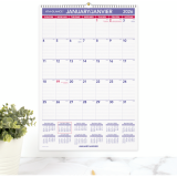 At-A-Glance Wall Calendar 15-1/2"x22-3/4" Wirebound Bilingual