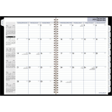 AT-A-GLANCE® Premiere Monthly Planner 11"x7-7/8" Bilingual Black