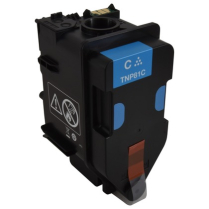 Konica Minolta TNP81C Cyan Toner Cartridge