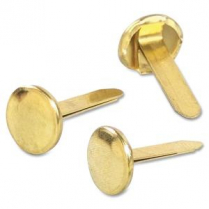 ACCO® Brass-Plated Fasteners 1/2" 100/box