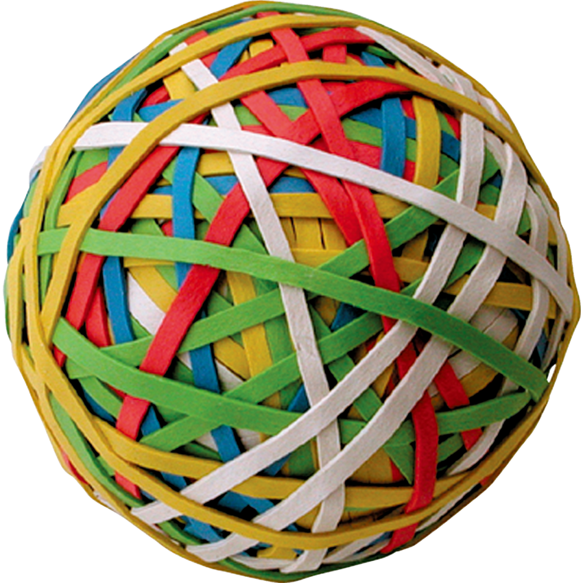 ACCO Colored Rubber Band Ball