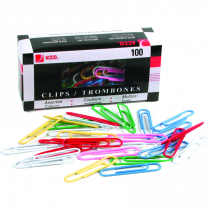 PAPERCLIPS VINYL ACCO 2" 100/BX