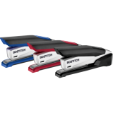 Bostitch® InPower™ Spring-Powered Antimicrobial Premium Desktop Stapler Full Strip 28 Sheet Black and Silver
