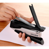 Bostitch® InPower™ Spring-Powered Antimicrobial Premium Desktop Stapler Full Strip 28 Sheet Black and Silver