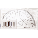 Westcott® 4" Clear 180° Protractor - Bulk