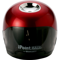 Westcott® iPoint® Ball Battery Pencil Sharpener Red