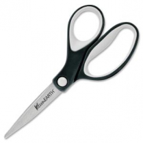 Westcott® KleenEarth® 7" Straight Soft Handle Scissors